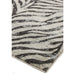 Nova NV27 Zebra Modern Abstract Durable Short Pile Grey Rug