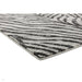 Nova NV27 Zebra Modern Abstract Durable Short Pile Grey Rug