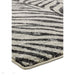 Nova NV27 Zebra Modern Abstract Durable Short Pile Grey Rug