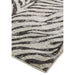 Nova NV27 Zebra Modern Abstract Durable Short Pile Grey Rug