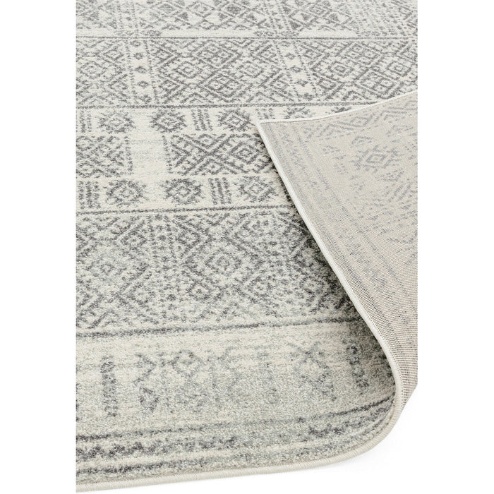 Nova NV33 Tribal Modern Abstract Durable Short Pile Grey Rug