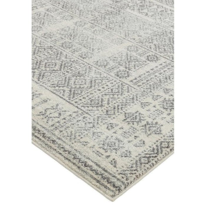 Nova NV33 Tribal Modern Abstract Durable Short Pile Grey Rug