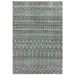 Nova NV34 Nomadic Modern Tribal Durable Short Pile Grey Rug