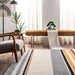 Nyla Striped Area Rug 120cm x 180cm Beige