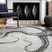 Octopus Area Rug Grey 60x90 cm