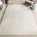 Tappeto a pelo lungo Off White 120x180 cm Tappeto in peluche resistente