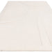 Olsen Movement Modern Plain Abstract Hand Carved Hi-Low Textured Wool Cream Rug