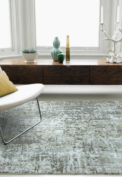 Olympia OL06 Grey Gold Abstract Rug