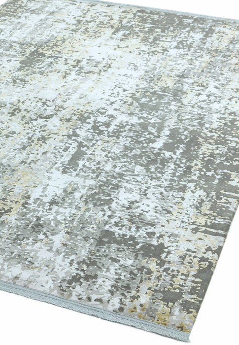 Olympia OL06 Grey Gold Abstract Rug