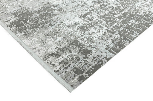 Olympia OL07 Silver Grey Abstract Rug