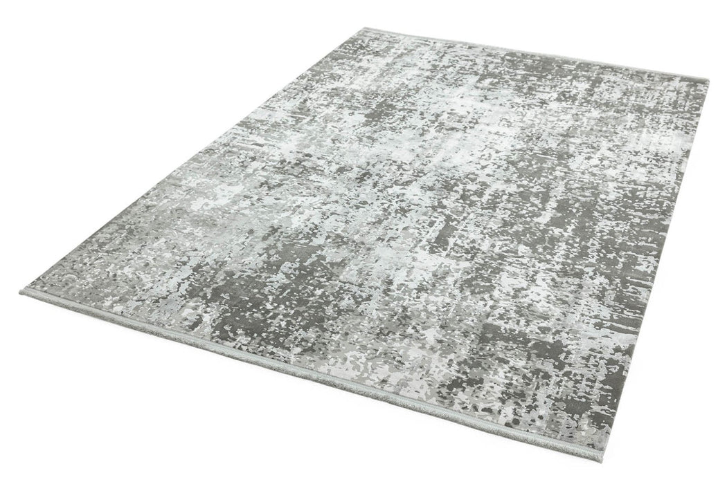 Olympia OL07 Silver Grey Abstract Rug