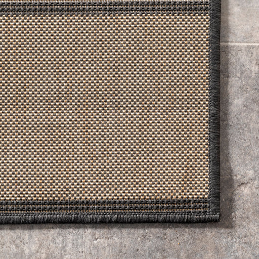 Ombre Diamonds Versatile Indoor Outdoor Rug Charcoal 80x150 cm