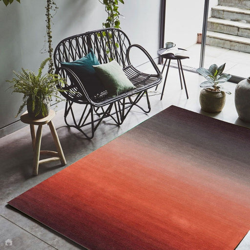Ombre Rust/Multi Rug