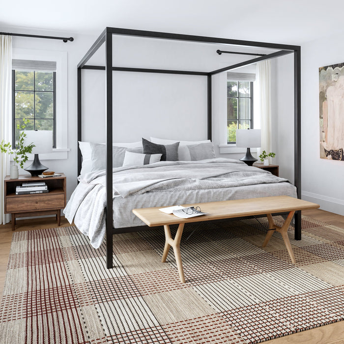 Oregon Wool Rug in Beige for Cozy Home Décor