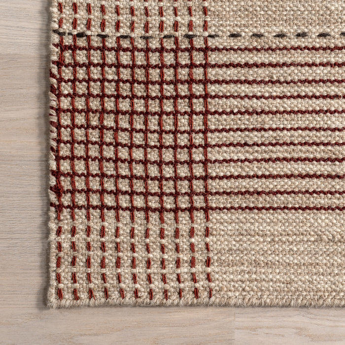 Oregon Wool Rug in Beige for Cozy Home Décor