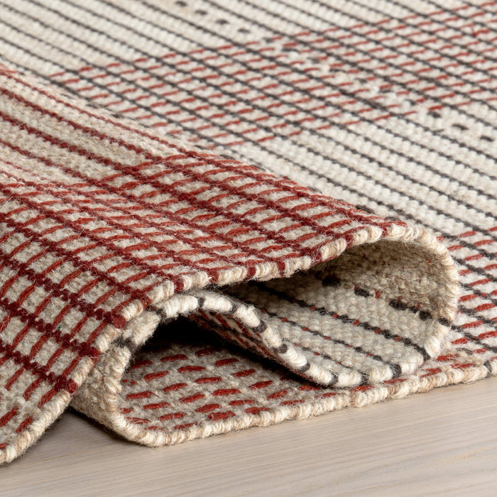 Oregon Wool Rug in Beige for Cozy Home Décor
