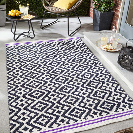 Origins Aztec Gray/Purple Rug