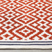 Origins Aztec Terracotta/Grey Rug