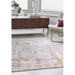 Orion OR01 Decor Modern Abstract Distressed Textured Soft-Touch Metallic Shimmer Roze/Goud/Crème Vloerkleed