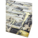 Orion OR03 Decor Modern Abstract Distressed Textured Soft-Touch Metallic Glans Geel/Grijs/Taupe/Crème Vloerkleed