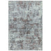 Orion OR06 Abstract Modern Distressed Textured Soft-Touch Metallic Shimmer Pinkki/harmaa/kermanvärinen matto