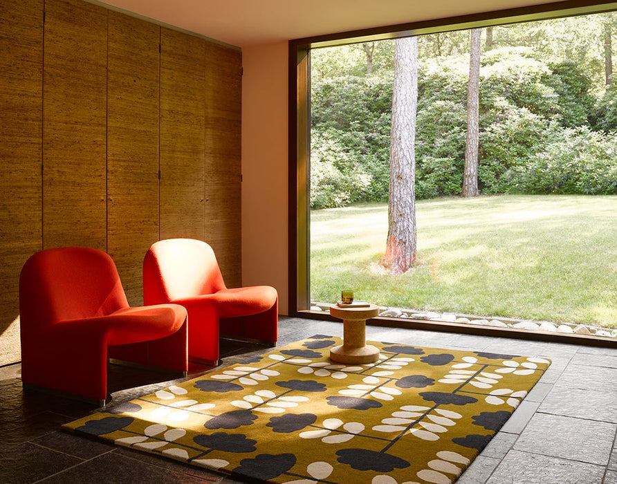 Orla Kiely Cut Stem Dijon 60806 Rug