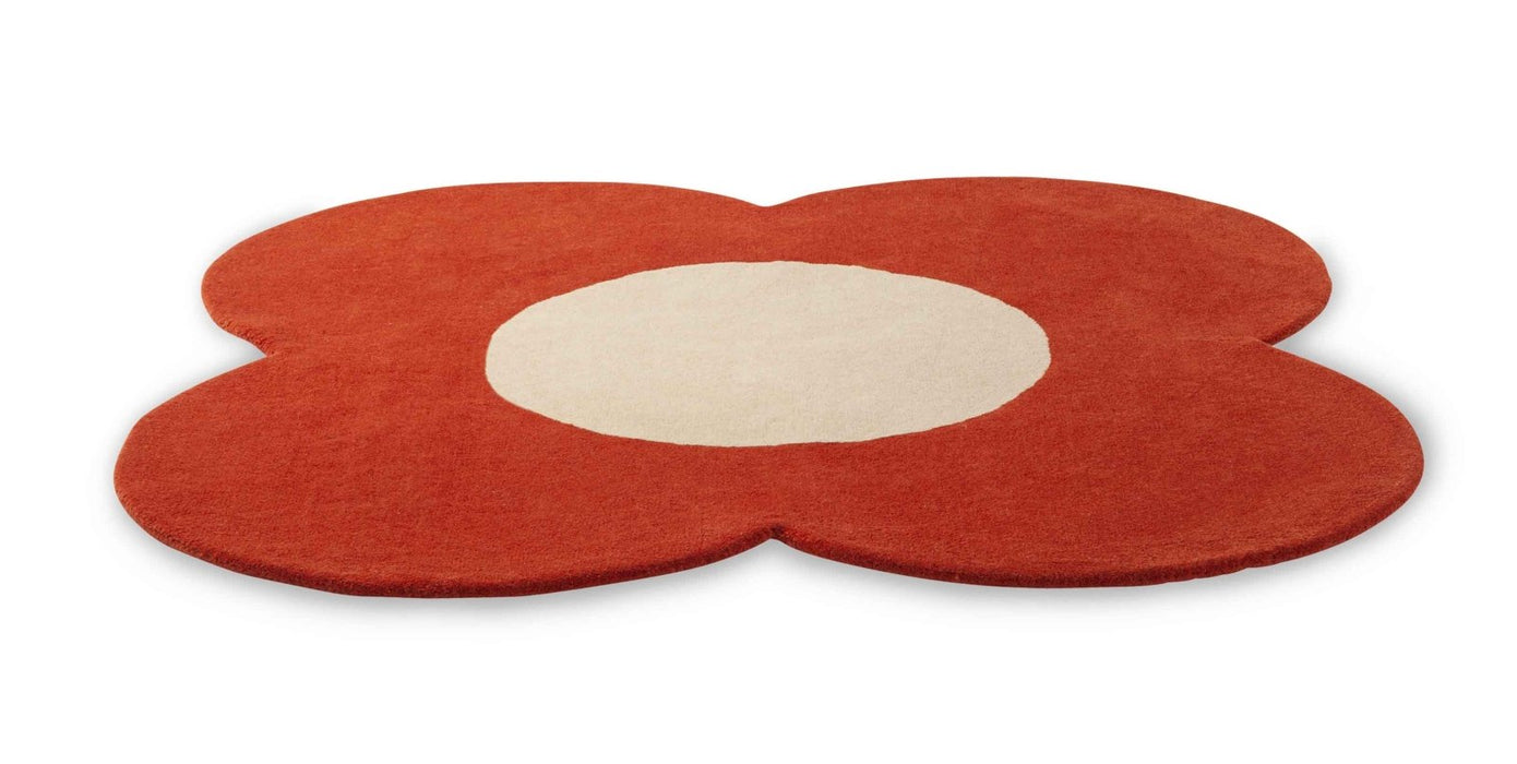 Tappeto rotondo Orla Kiely Flower Tomato Orange 061303