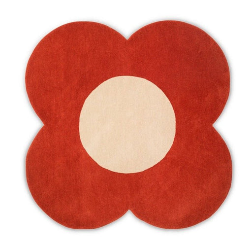 Tappeto rotondo Orla Kiely Flower Tomato Orange 061303