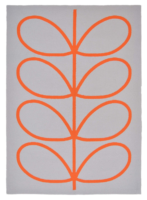 Orla Kiely Giant Linear Stem Outdoor Persimmon 460703 Rug