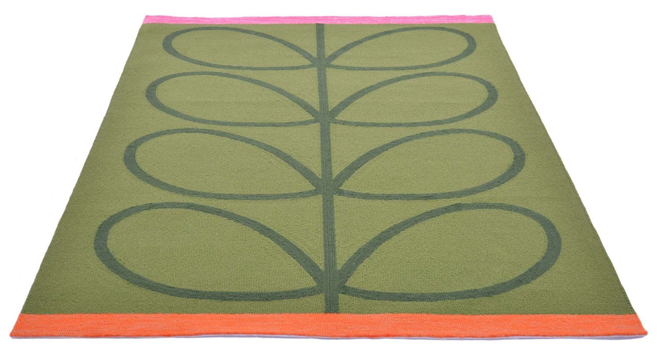 Orla Kiely Giant Linear Stem Outdoor Seagrass 460607 Rug