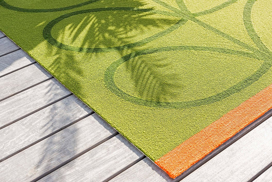 Orla Kiely Giant Linear Stem Outdoor Seagrass 460607 Rug