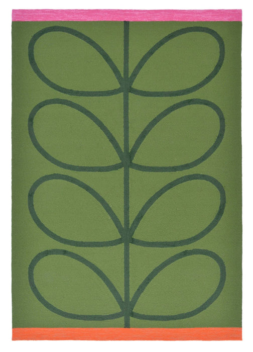 Orla Kiely Giant Linear Stem Outdoor Seagrass 460607 Rug