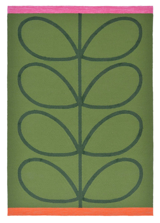 Orla Kiely Giant Linear Stem Outdoor Seagrass 460607 Rug