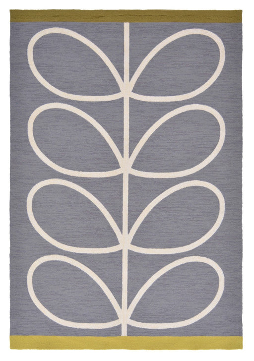 Orla Kiely Giant Linear Stem Outdoor Slate 460605 Rug