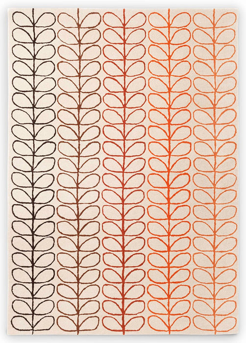 Orla Kiely Linear Stem Ombre Tomato 061103 Rug