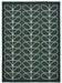 Orla Kiely Linear Stem Outdoor Jade 460507 Rug