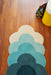 Orla Kiely Optical Flower Teal 061207 Runner Rug
