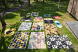 Orla Kiely Optical Flower Teal 061207 Runner Rug