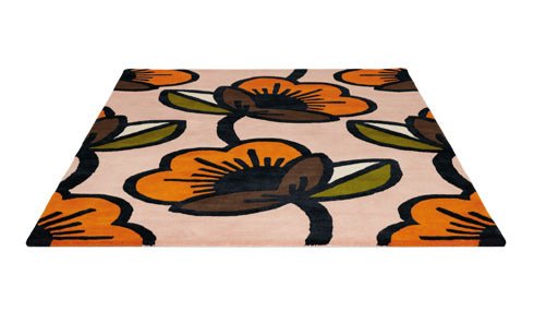 Orla Kiely Passiebloem Roze 059602 (Op bestelling gemaakt) Vloerkleed