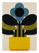 Orla Kiely Plant Pot 059905 (Made To Order) Rug