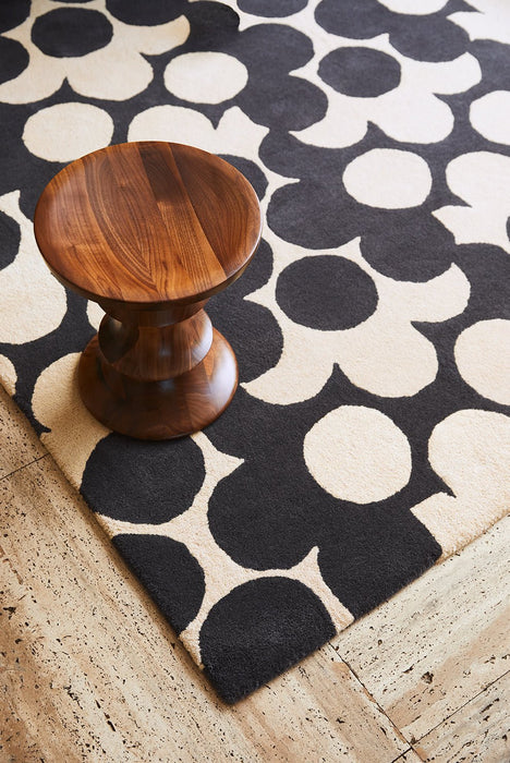 Orla Kiely Puzzle Flower Slate 60905 Rug