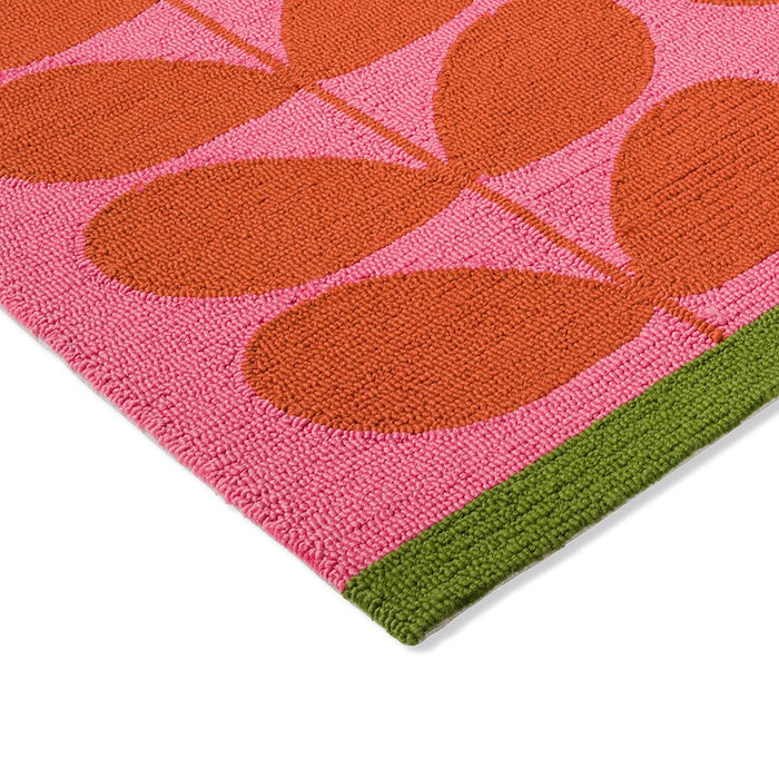 Orla Kiely Solid Stem Paprika Outdoor 463601 Rug