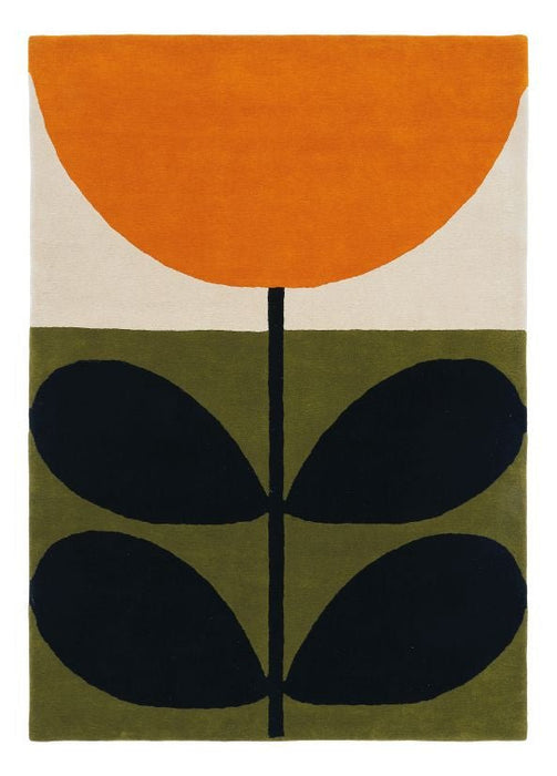 Orla Kiely Stem Black 59803 Rug