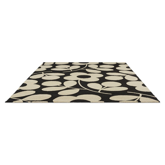 Orla Kiely Stem Sprig Monochrome Outdoor 463905 Rug