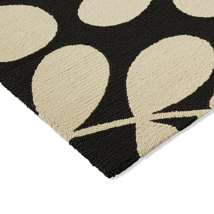 Orla Kiely Stem Sprig Monochrome Outdoor 463905 Rug