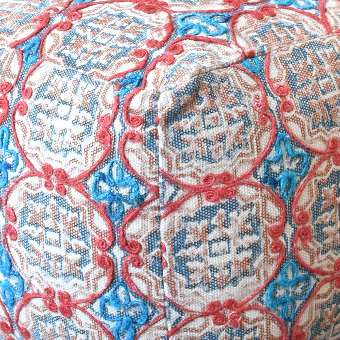 Ortiz Hand Woven Cotton Pouf for Home Decor and Seating