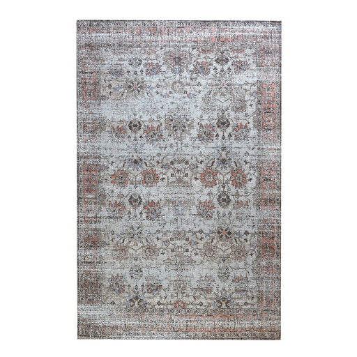 Osprey Vintage Floral Cotton Chenille Area Rug