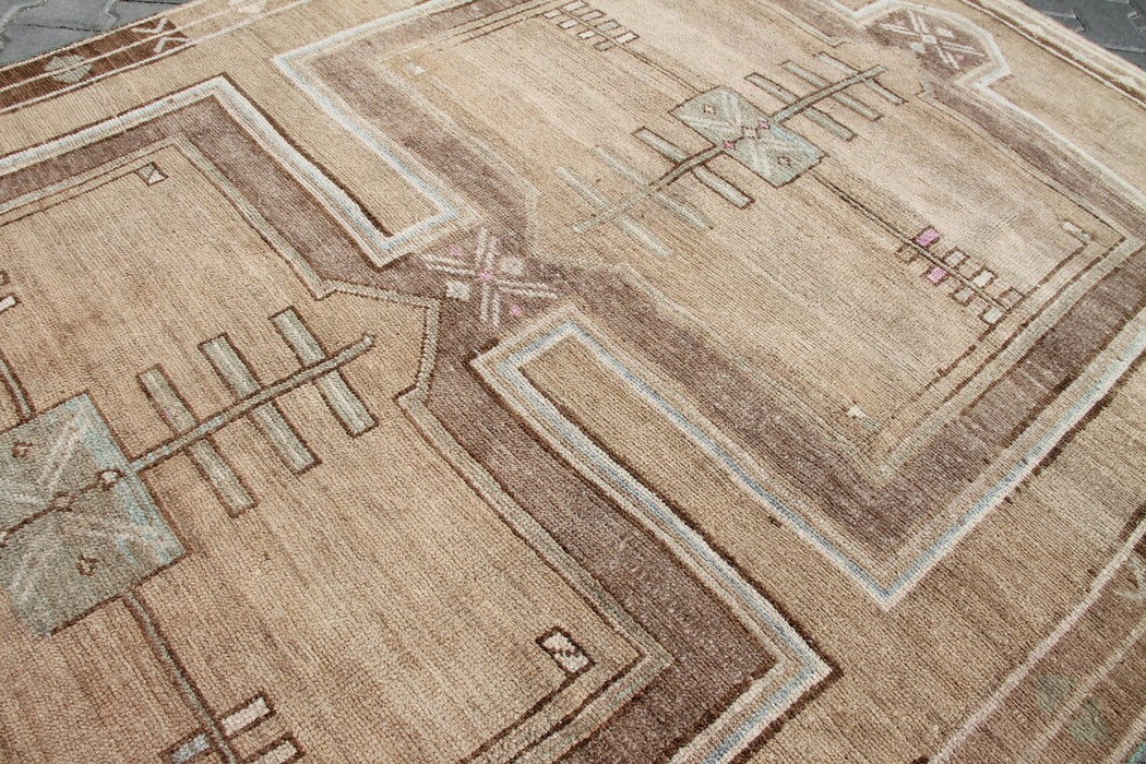 Oushak Runner Rug 475cm x 161cm Vintage Turkish Design