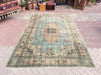 Oushak Vintage Area Rug 331cm x 201cm Handmade Wool