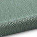 POP! Plain Durable Stain-Resistant Weatherproof Flatweave In-Outdoor Dark Green Rug